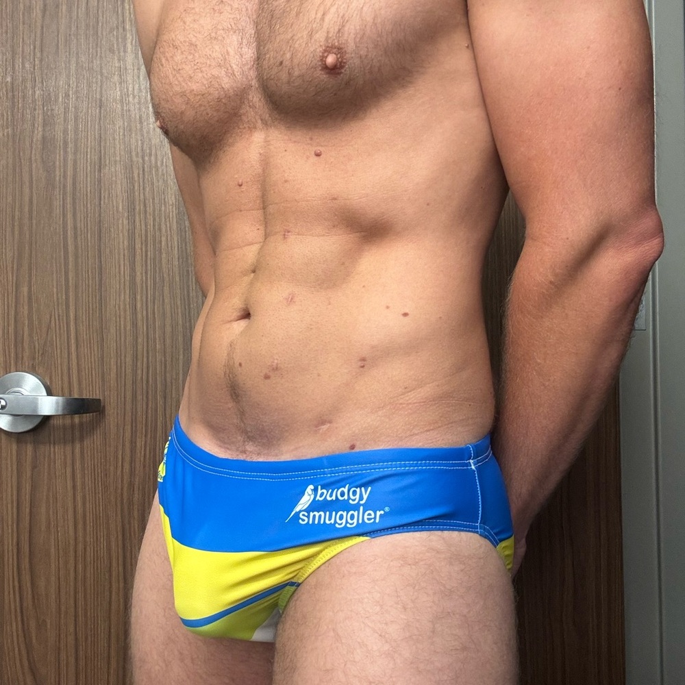 Budgy Smuggler Swim Brief | 30” | Canberra Raiders Print